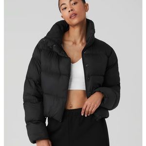 ALO Gold Rush Puffer in Black NWOT